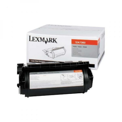Lexmark 12A7360 fekete (black) eredeti toner