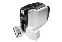 Zebra ZC300 ZC32-000CQ00EM00, 12 dots/mm (300 dpi), USB, Ethernet, display, CardStudio, kártyonyomtató