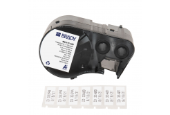 Brady M5-112-490 / 170889, 31.75 mm, Polyester, fekete nyomtatás / fehér alapon