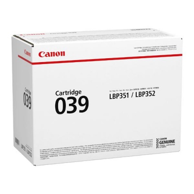 Canon CRG-039 fekete (black) eredeti toner