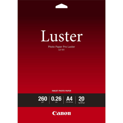 Canon Photo Paper Pro Luster 6211B006, 260 g/m2, A4, 20db, fényes, tintasugaras, fehér, fotópapír