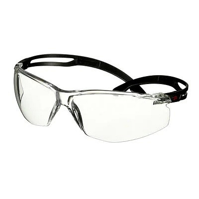 3M SecureFit 500 védőszemüveg, fekete keret, átlátszó lencse SF501AF-BLK-EU (AS/AF)
