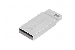 VERBATIM Flash Disk 64GB Metal Executive, USB 2.0, stříbrná
