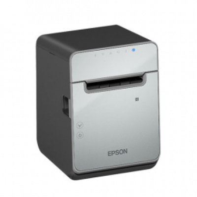 Epson TM-L100 C31CJ52101, 8 dots/mm (203 dpi), cutter, linerless, USB, RS232, Ethernet, black