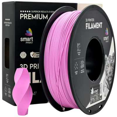 Smart Print FG-S48-E1, 3D filament, PLA+, 1,75mm, 1000g, Rózsaszín (New pink)