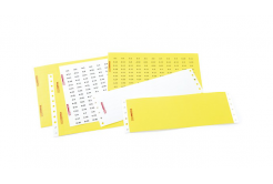 Partex samolepicí štítky PFA20018KT4, 9,5 x 17,5 mm, sárga, 352 db, A4, 1 list
