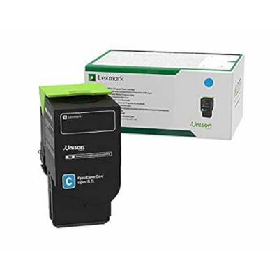 Lexmark 78C2UC0 cián (cyan) eredeti toner