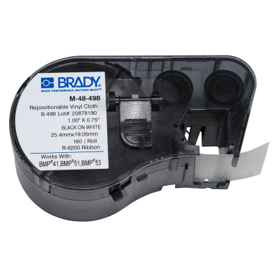 Brady M-48-498 / 131586, címkék 25.40 mm x 19.05 mm