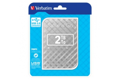 Verbatim externí pevný disk, Store N Go, 2.5", USB 3.0 (3.2 Gen 1), 2TB, 53198, stříbrný