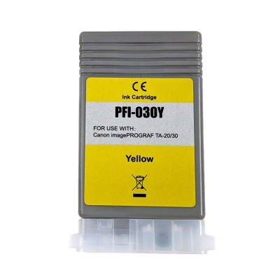 Canon PFI-030Y, 3492C001 sárga (yellow) kompatibilis tintapatron