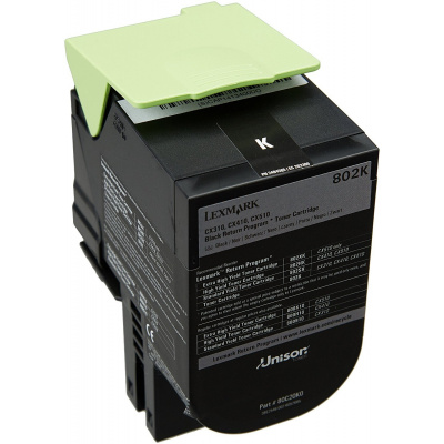 Lexmark 80C20K0 fekete (black) eredeti toner