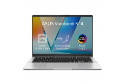 ASUS Vivobook S14/S5406SAL-OLED312WZ/U5-226V/14"/WUXGA/16GB/512GB/Intel int/W11H/Ezüst/2R