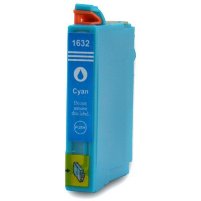 Epson T1632 XL cián (cyan) kompatibilis tintapatron