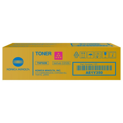 Konica Minolta TNP-92M AE1Y350 bíborvörös (magenta) eredeti toner