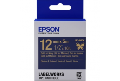 Epson LabelWorks LK-4HKK C53S654002 12mm x 5m, arany nyomtatás / kék alapon, textilszalag, eredeti szalag
