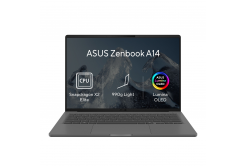 ASUS Zenbook A14/UX3407NA-OLED268WZ/SD-X2E-88-100/14"/WUXGA/32GB/512GB/Adreno/W11H/Szürke/2R