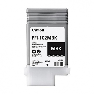 Canon PFI-102MBK, 0894B001 matt fekete (matte black) eredeti tintapatron