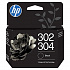 HP 302/304 B7RT7AE fekete (black) eredeti tintapatron