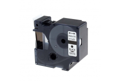 Dymo 53713, S0720930, 24mm x 7m, fekete nyomtatás / fehér alapon, kompatibilis szalag 