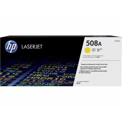 HP 508A CF362A sárga (yellow) eredeti toner