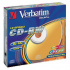 Verbatim 43167 CD-RW SERL High-Speed Colour, 5-csomag Slim Box, 700MB, 12x, 80 perc, 12cm, nyomtatási lehetőség nélkül