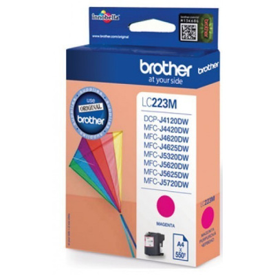 Brother LC-223M bíborvörös (magenta) eredeti tintapatron
