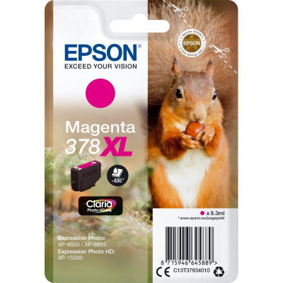 Epson 378XL T37934010 bíborvörös (magenta) eredeti tintapatron