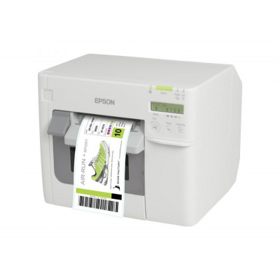 Epson ColorWordb C3500 C31CD54012CD, színes címkenyomtató, cutter, disp., USB, Ethernet, NiceLabel, white