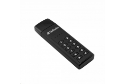 VERBATIM USB 3.0 Drive 64 GB - Keypad Secure (R:160/W:140 MB/s) GDPR