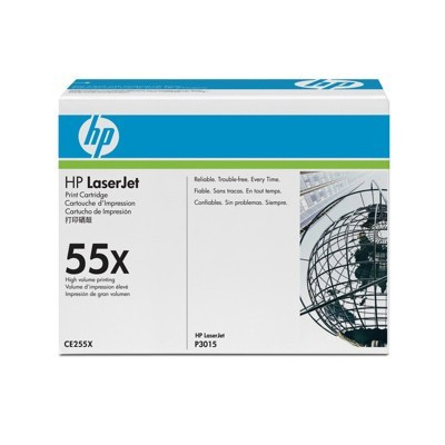 HP 55X CE255X fekete (black) eredeti toner