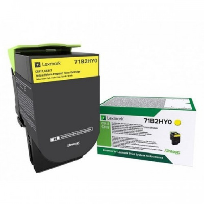 Lexmark 71B2HY0 sárga (yellow) eredeti toner