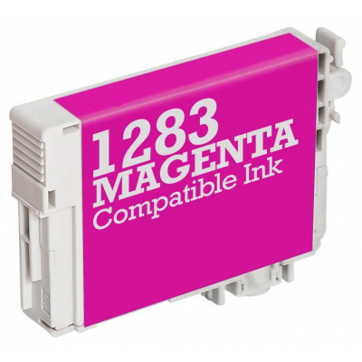 Epson T1283 bíborvörös (magenta) kompatibilis tintapatron