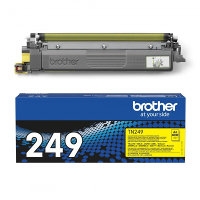 Brother TN249Y sárga (yellow) eredeti toner