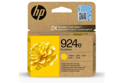 HP 924e 4K0U9NE#CE1 sárga (yellow) eredeti tintapatron, lejárati idő után