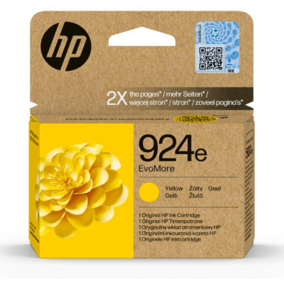 HP 924e 4K0U9NE#CE1 sárga (yellow) eredeti tintapatron, lejárati idő után