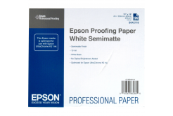 Epson S042118 Proofing Paper White Semimatte, fotópapírok, polofényes, fehér, A3+, 250 Ám, 100 db, S0