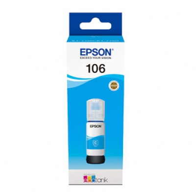 Epson eredeti tintapatron C13T00R240, 106, cyan, 70ml, Epson EcoTank ET-7700, ET-7750 Express Premium ET-7750