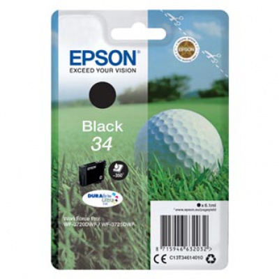 Epson T34614010, T346140 fekete (black) eredeti tintapatron