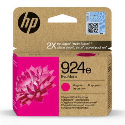 HP 924e 4K0U8NE#CE1 bíborvörös (magenta) eredeti tintapatron
