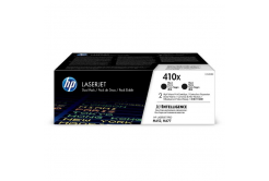 HP 410X CF410XD 2 db fekete (black) eredeti toner
