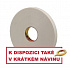 3M 9529W Kétoldalas ragasztóhab szalag, fehér, vastagság: 1,5 mm, 25 mm x 33 m