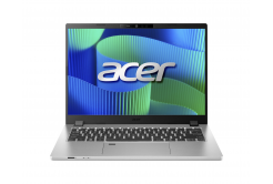 Acer TravelMate P2 14 TMP214-56 NX.BD3EC.003 Notebook, 5-120U, 14", WUXGA, 16GB, 512GB SSD, UHD, W11P, Silver, 2R, Cseh billentyűzet
