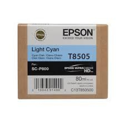 Epson T8505 C13T850500 világos cián (light cyan) eredeti tintapatron