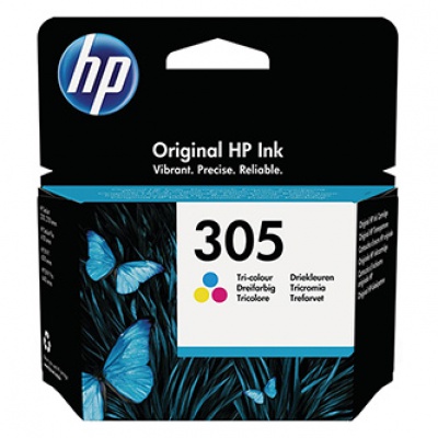 HP eredeti tintapatron 3YM60AE, HP 305, Tri-colour, HP