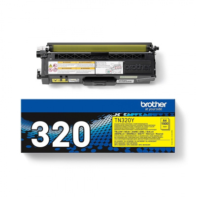 Brother TN-320Y sárga (yellow) eredeti toner