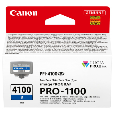 Canon PFI-4100 6786C001 kék (blue) eredeti tintapatron