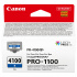 Canon PFI-4100 6786C001 kék (blue) eredeti tintapatron