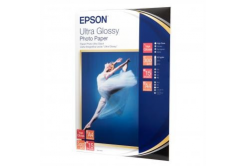 Epson S041927 Ultra Glossy Photo Paper, fotópapírok, fényes, fehér, R200, R300, R800, RX425, RX500, 13x18