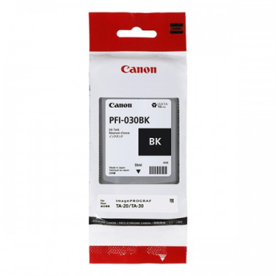 Canon eredeti tintapatron PFI-030BK, black, 55ml, 3489C001, Canon iPF TA-20, iPF TA-30