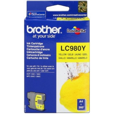 Brother LC-980Y sárga (yellow) eredeti tintapatron